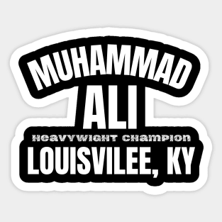 muhammad ali winner Sticker